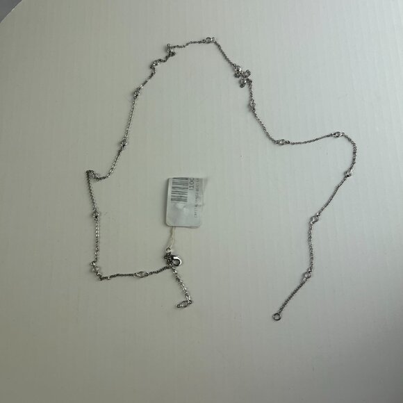 NORDSTROM RACK Endless Cubic Zirconia stationery Necklaces NWOT - Picture 4 of 6